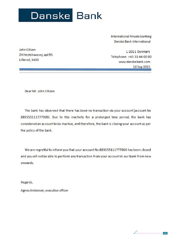Download Denmark Danskebank closure reference Photoshop template